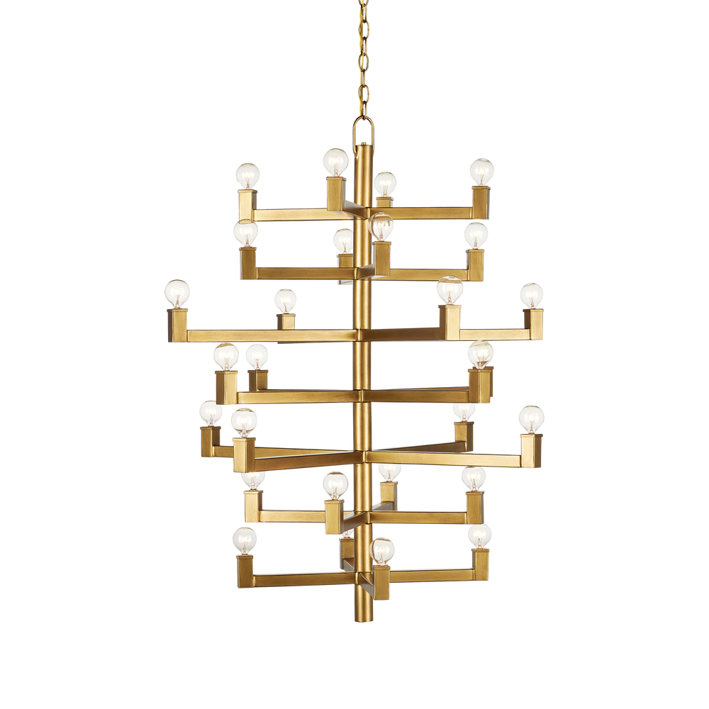 Andre Medium Brass Chandelier