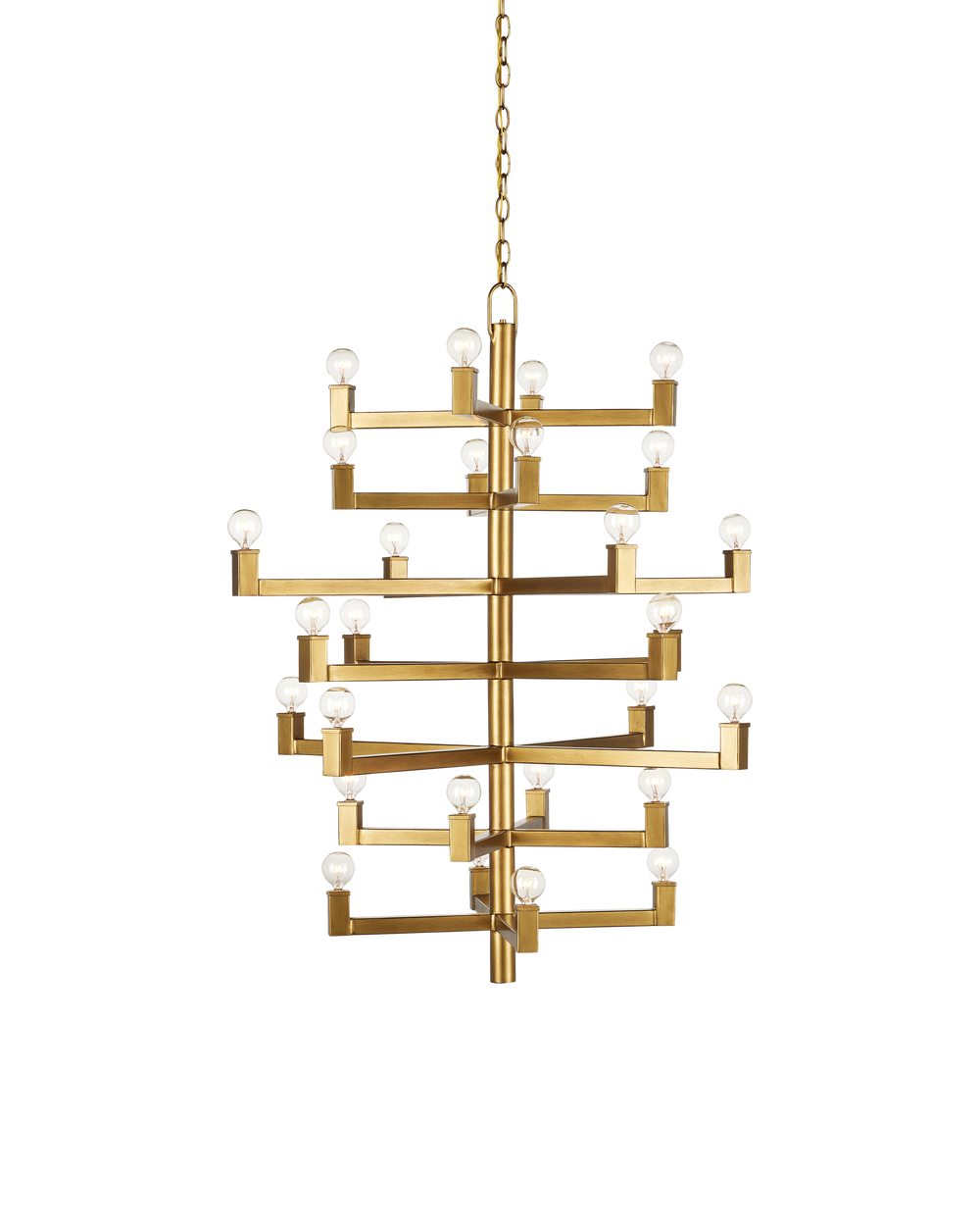 Andre Medium Brass Chandelier