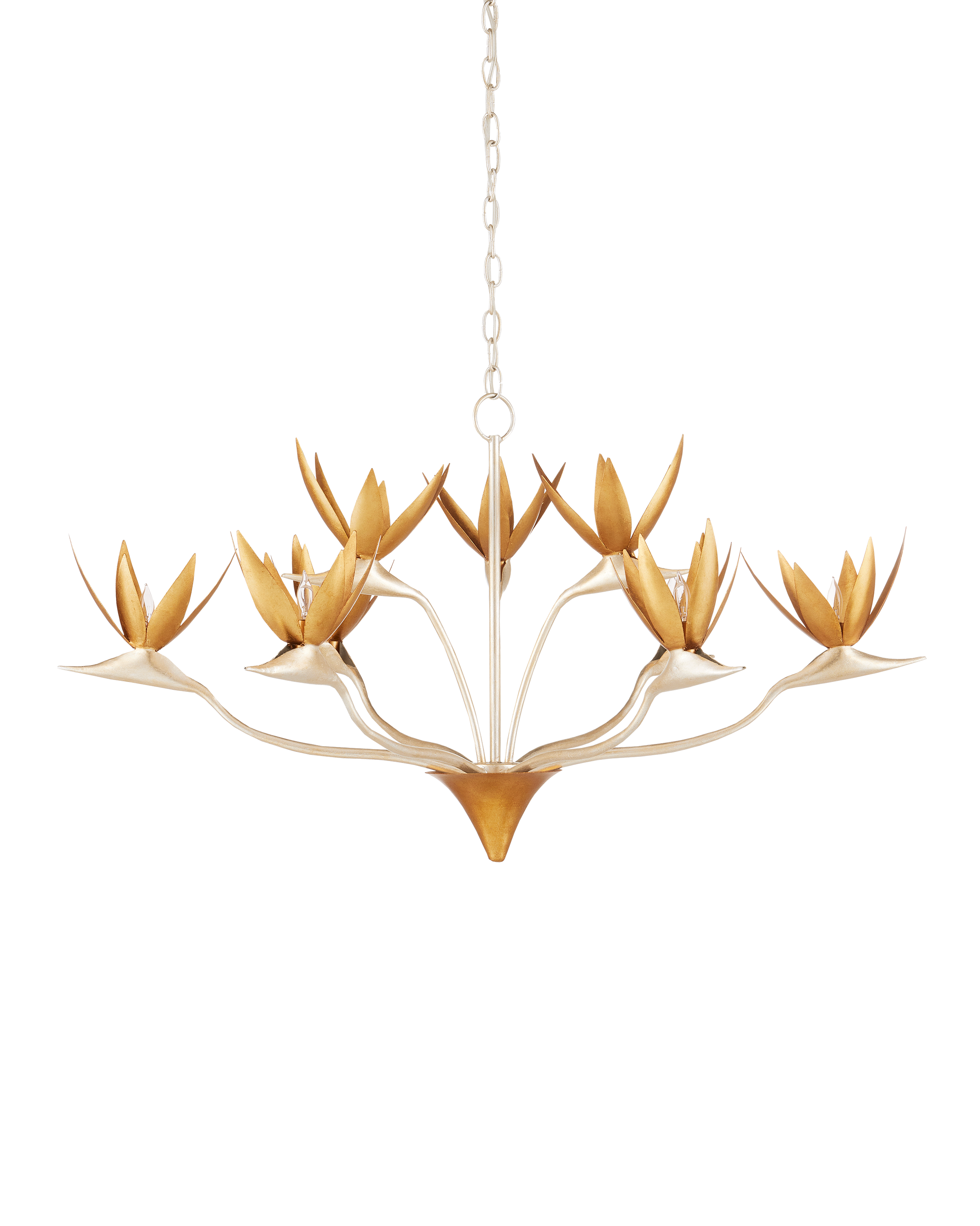 Paradiso Silver & Gold Chandelier - Thumbnail 3