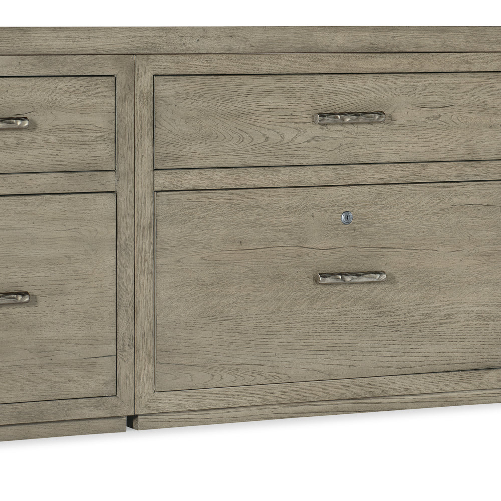 Linville Falls 84" Credenza with Two Files and Lateral File.