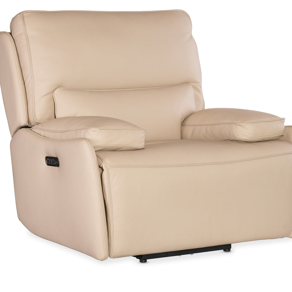 Kramer Zero Gravity Power Recliner with Power Headrest - Oslo Ivory