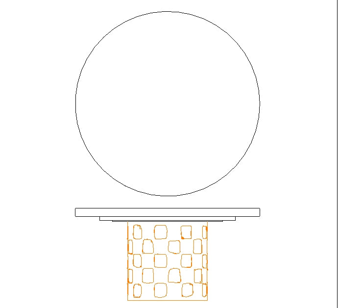 Aventura Dining Table Base