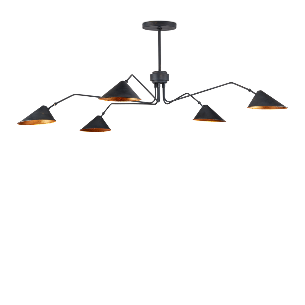 Serpa Black Chandelier