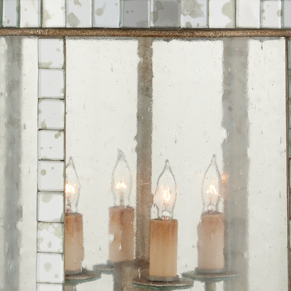 Corsica Small Silver Lantern.