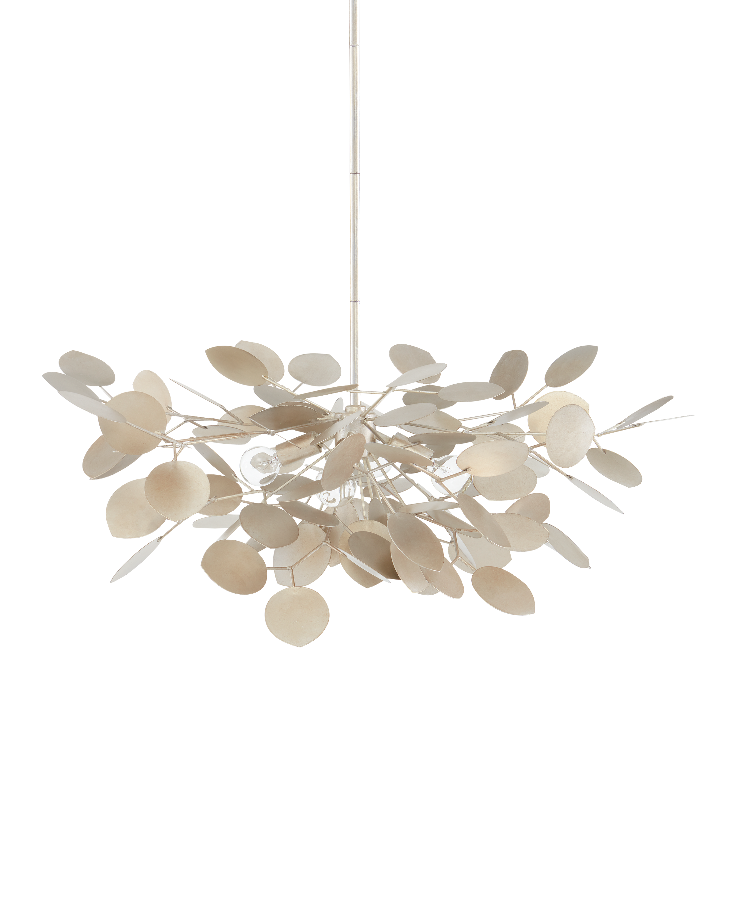 Lunaria Small Silver Chandelier - Thumbnail 5