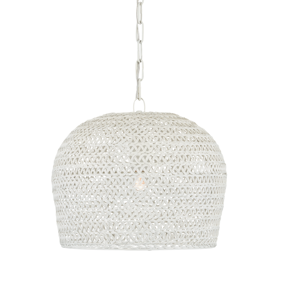 Piero Small White Pendant