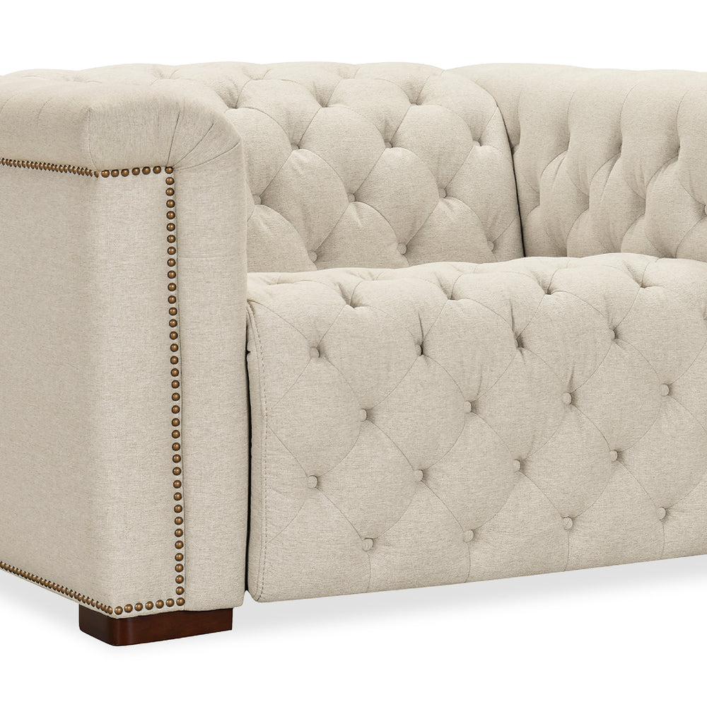 Savion Deux Power Recliner with Power Headrest - Aries Beach