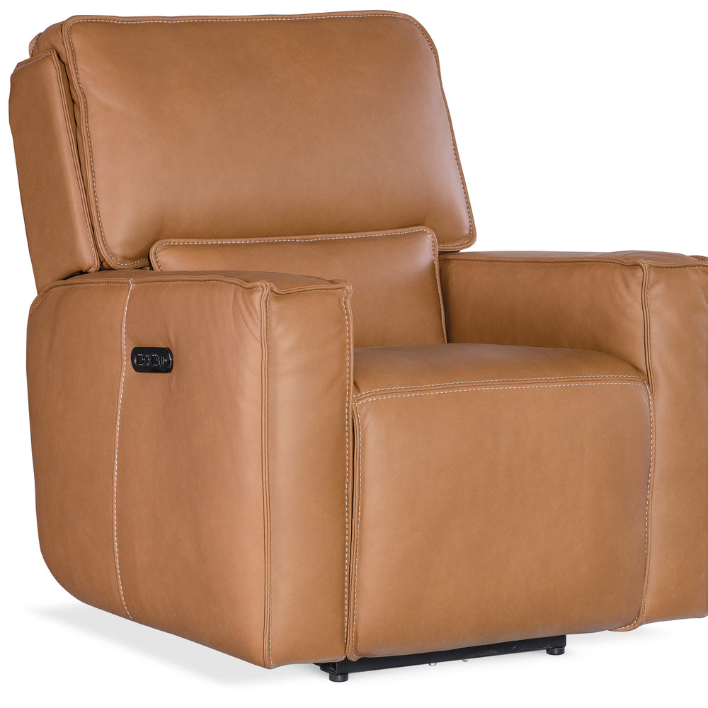 Miles Zero Gravity Power Recliner with Power Headrest - Oslo Antelope