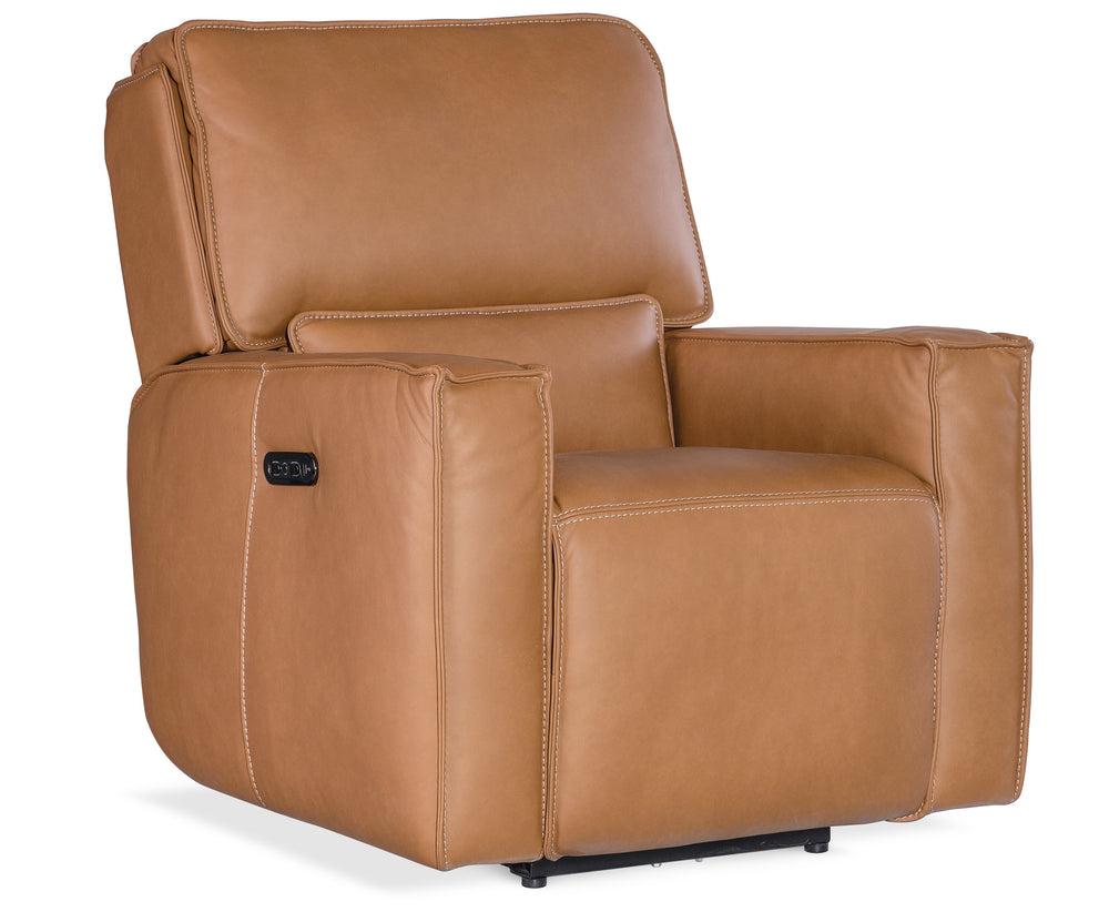 Miles Zero Gravity Power Recliner with Power Headrest - Oslo Antelope