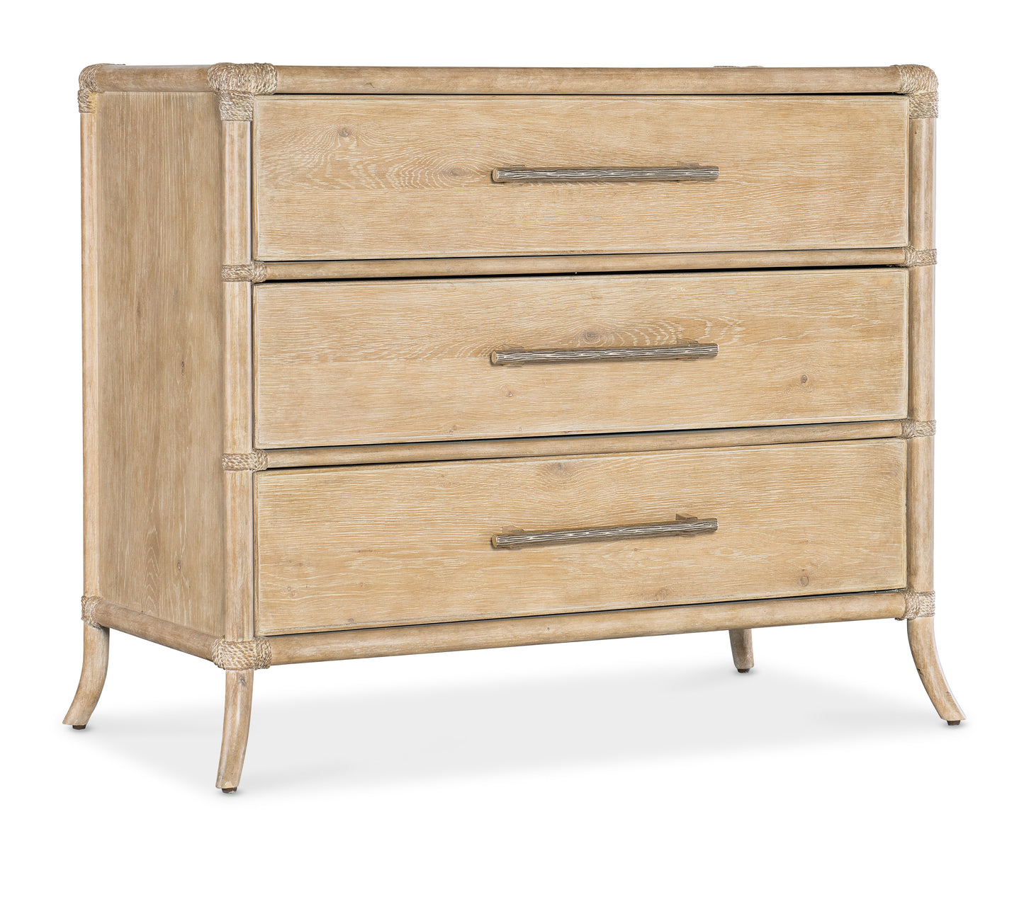 Retreat Pole Rattan Chest - Light Wood.