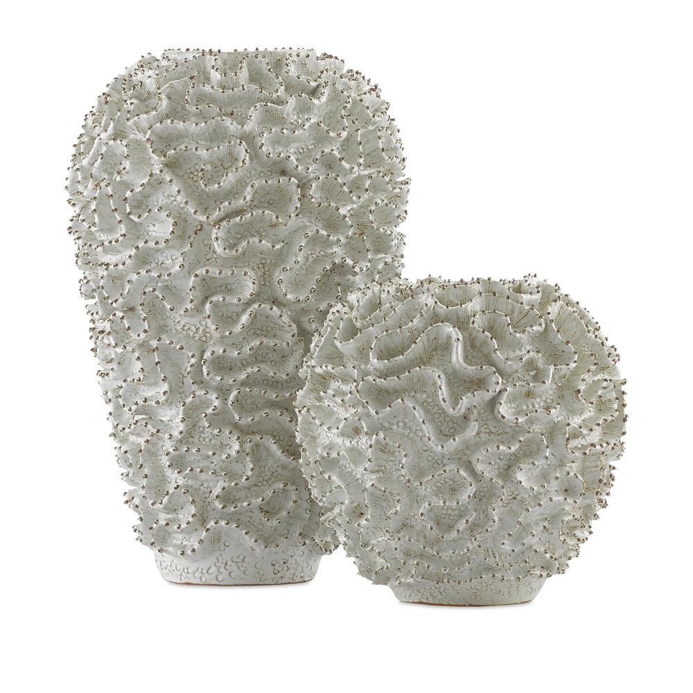 
                      
                        Swirl Small White Vase.
                      
                    