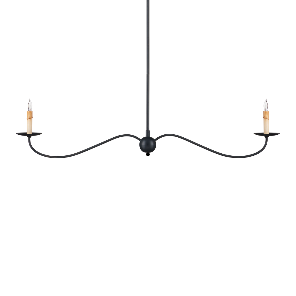 
                      
                        Saxon Black Linear Chandelier
                      
                    