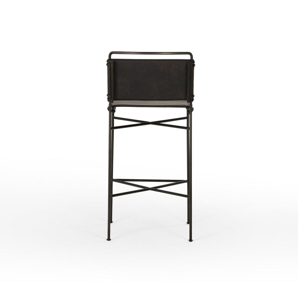 
                      
                        Wharton Bar Stool - Distressed Black
                      
                    