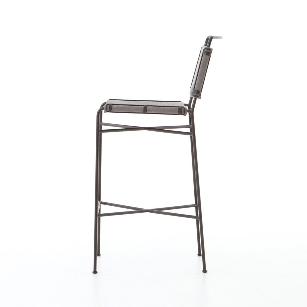 
                      
                        Wharton Bar Stool - Stonewash Grey.
                      
                    