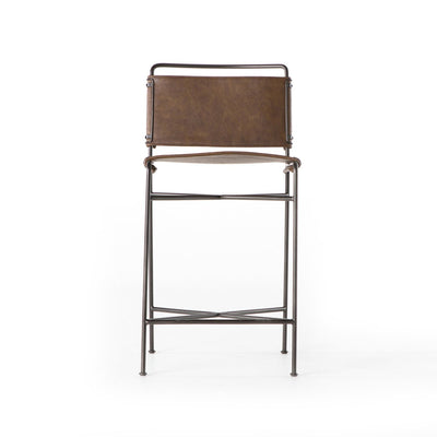 Wharton Counter Stool - Distressed Brown