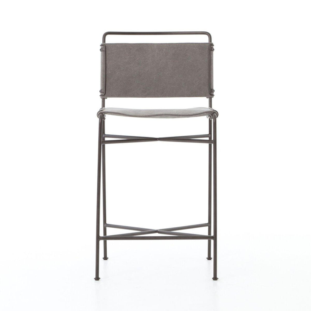 Wharton Counter Stool - Stonewash Grey