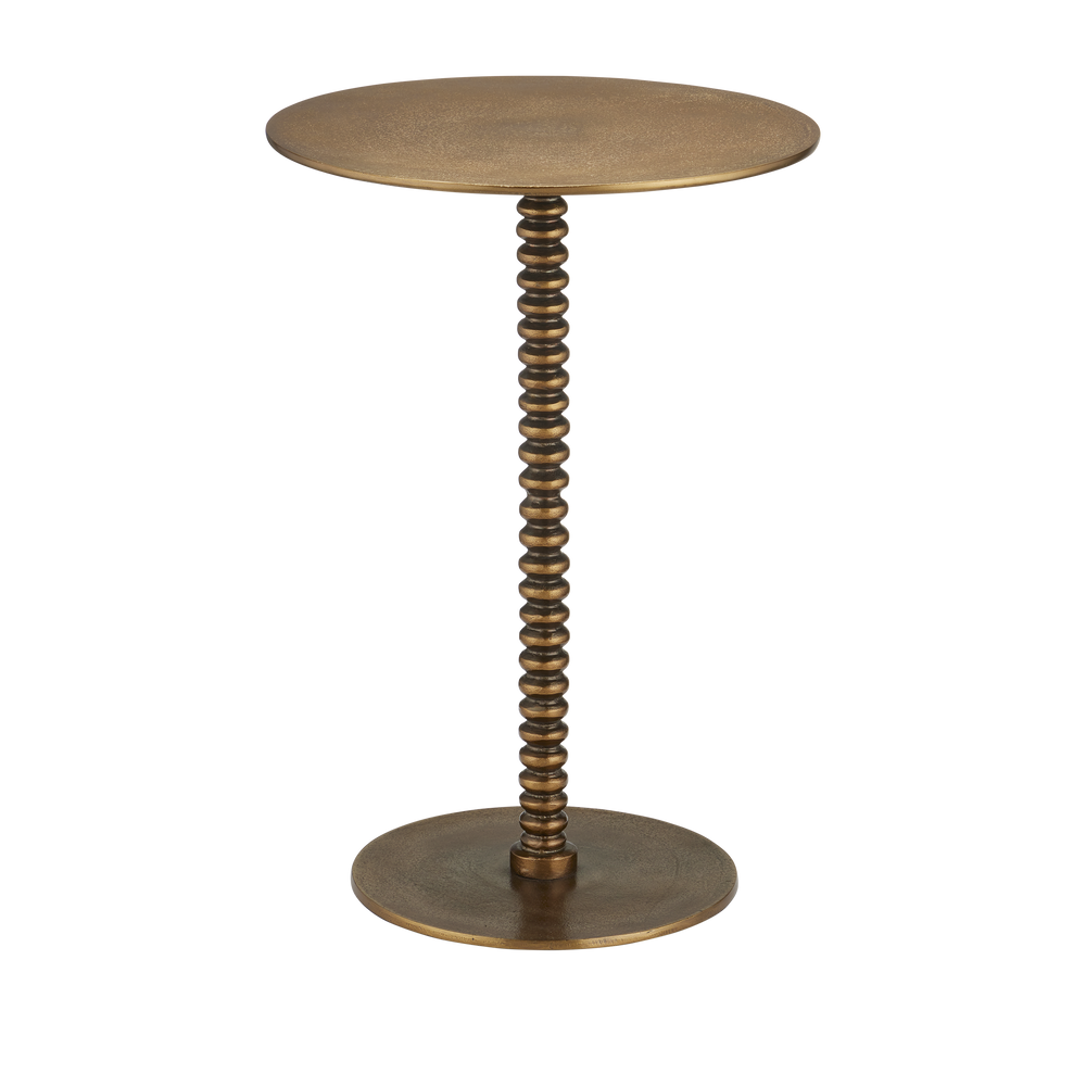 Dasari Brass Accent Table
