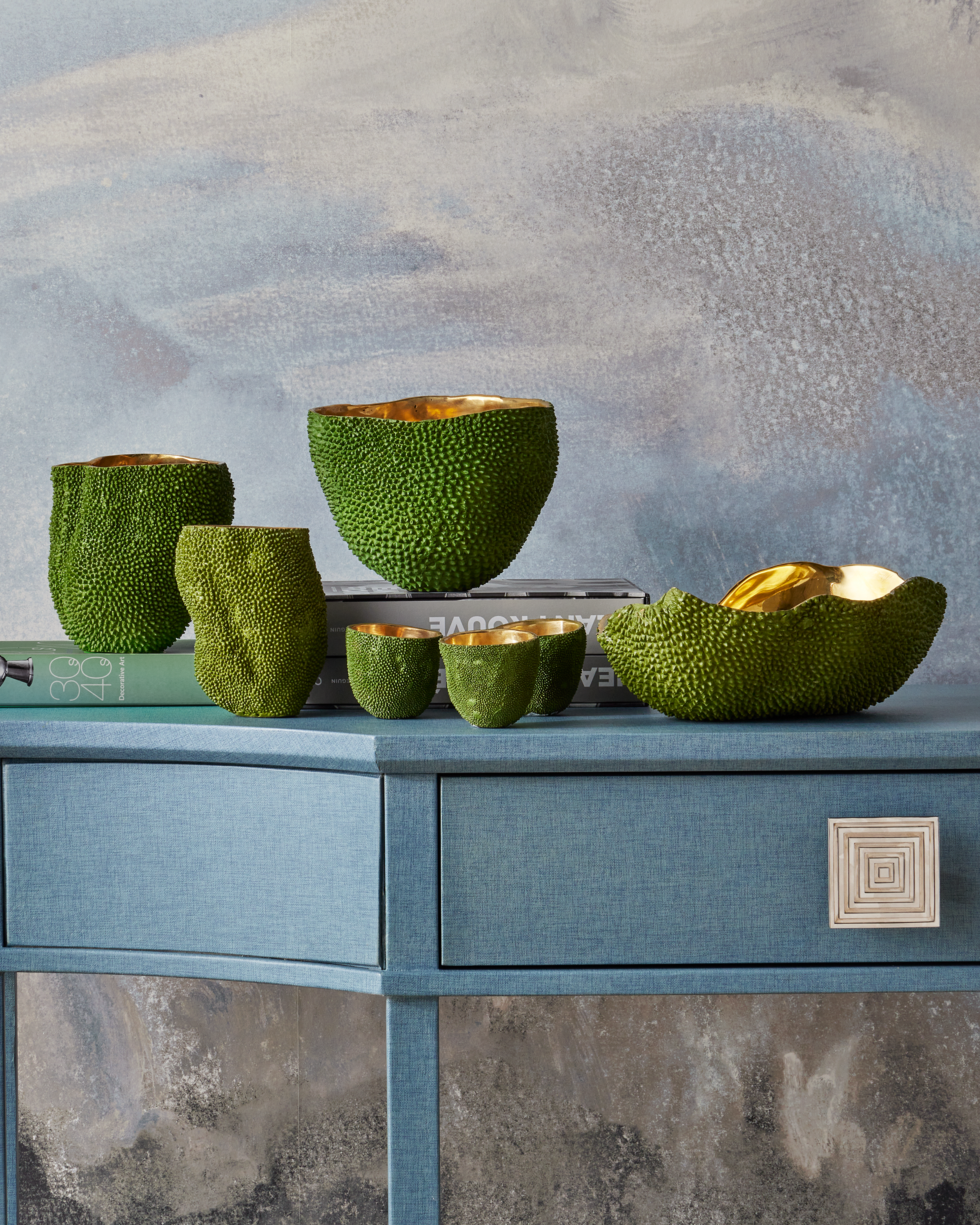 Jackfruit Oval Green Bowl - Thumbnail 3