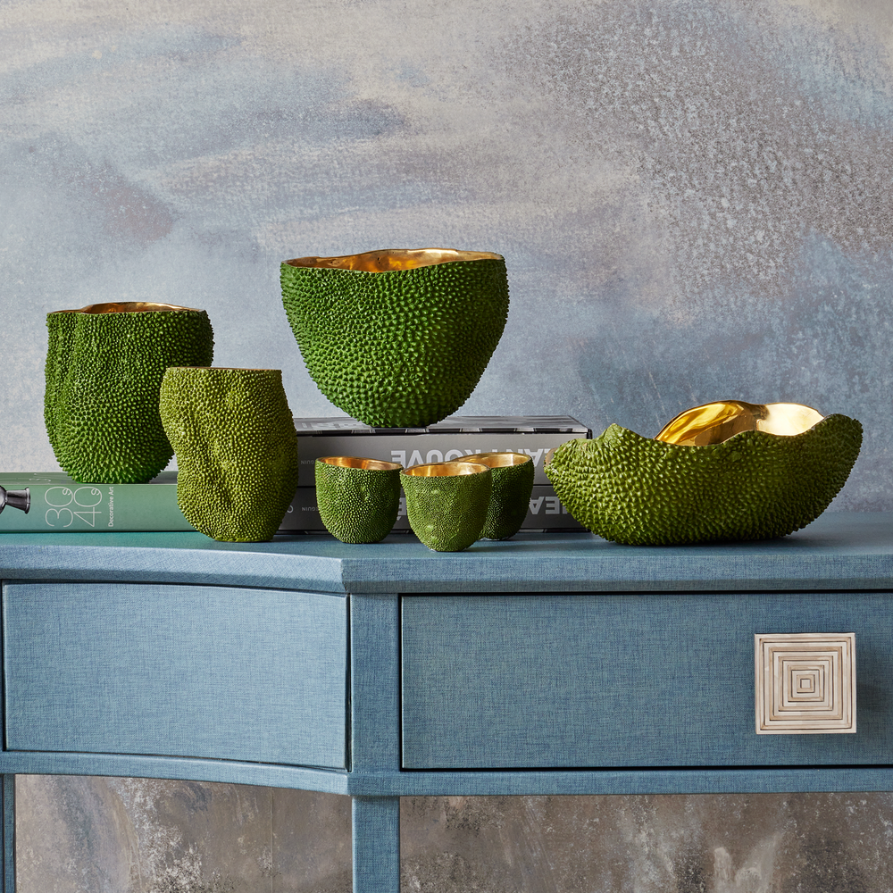 
                      
                        Jackfruit Oval Green Bowl.
                      
                    