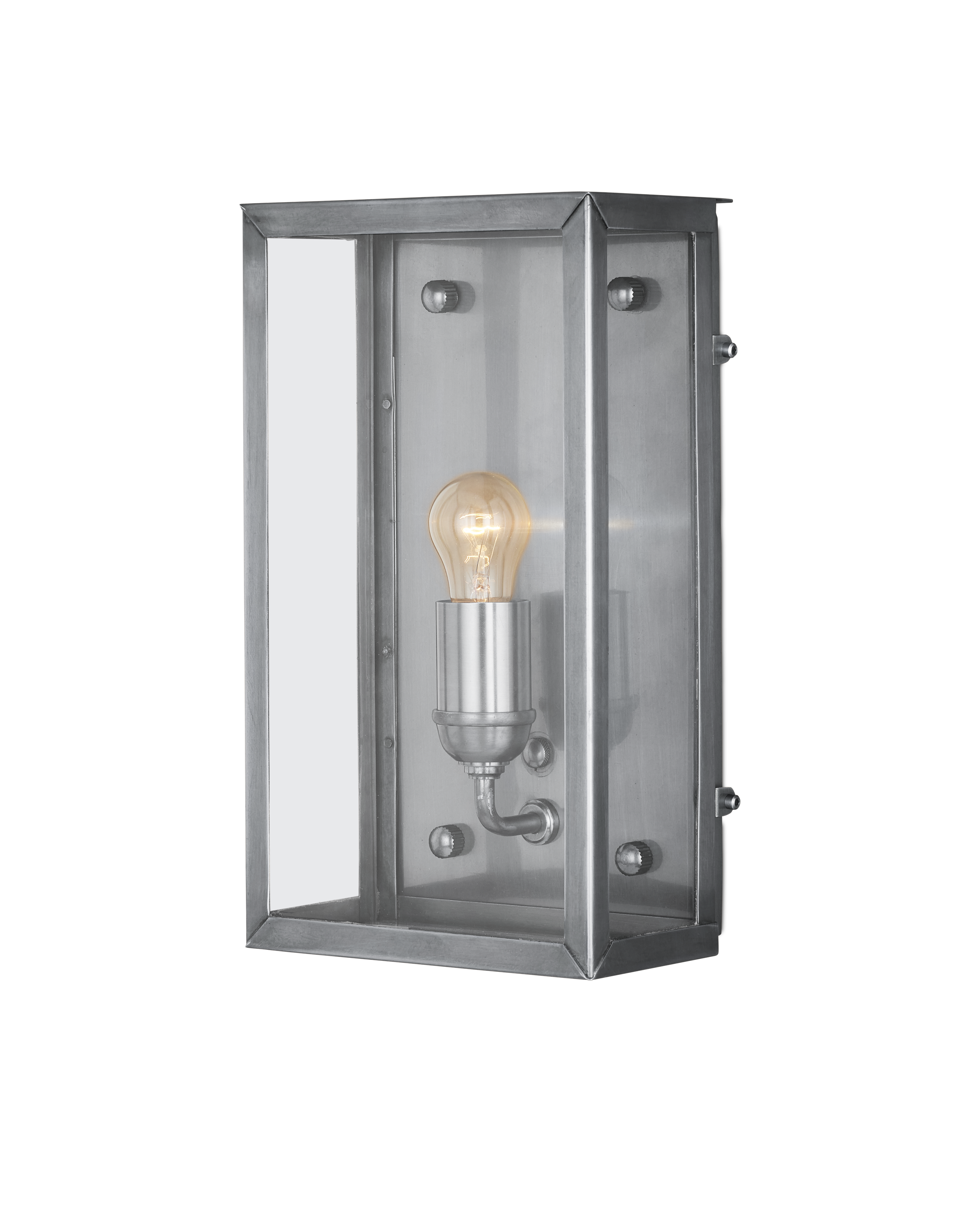 Royster Silver Outdoor Wall Sconce - Thumbnail 3