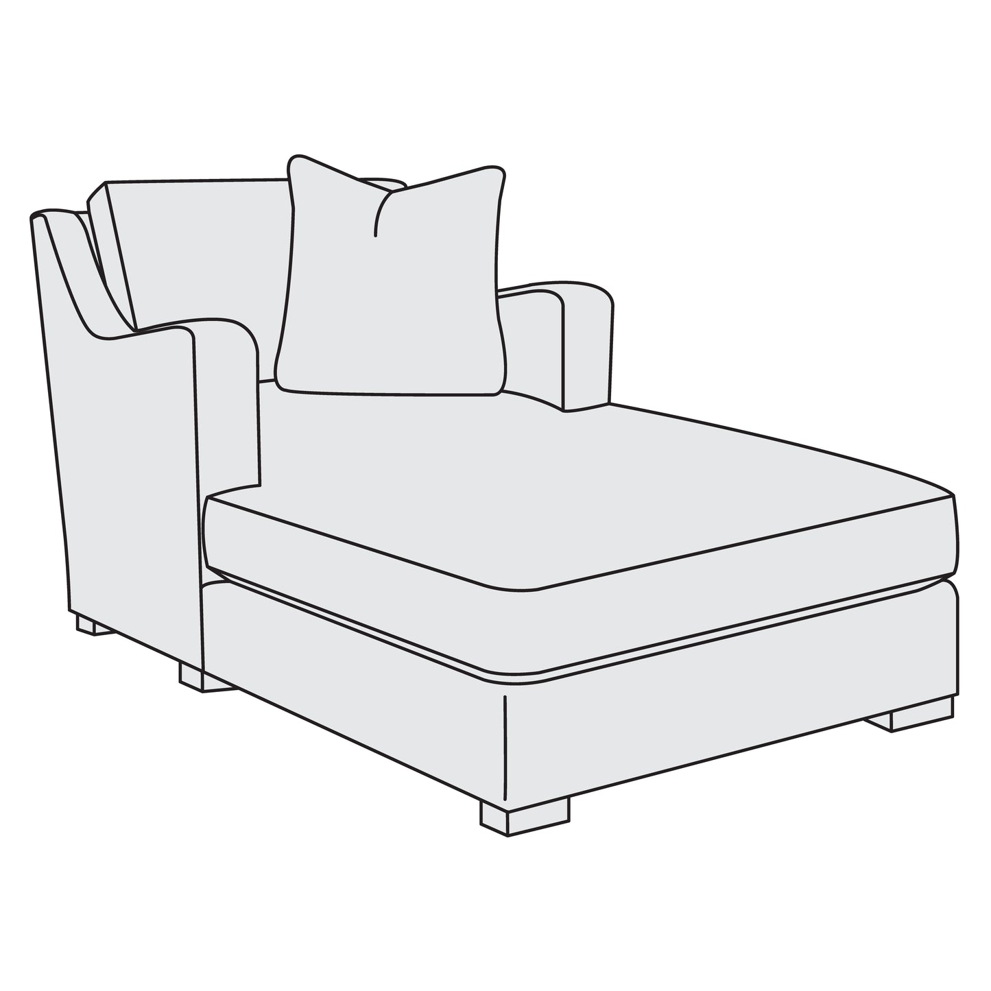 Ventura Fabric Chaise