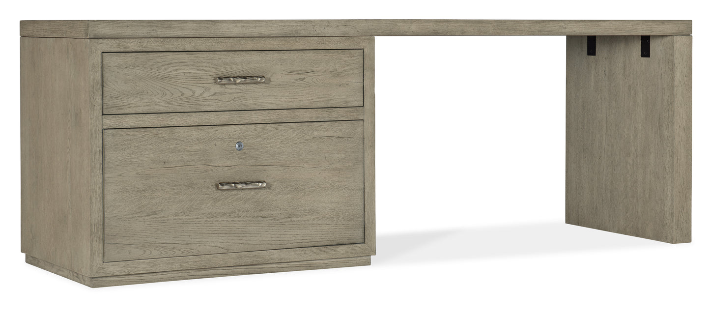 Linville Falls 84" Desk with Lateral File.