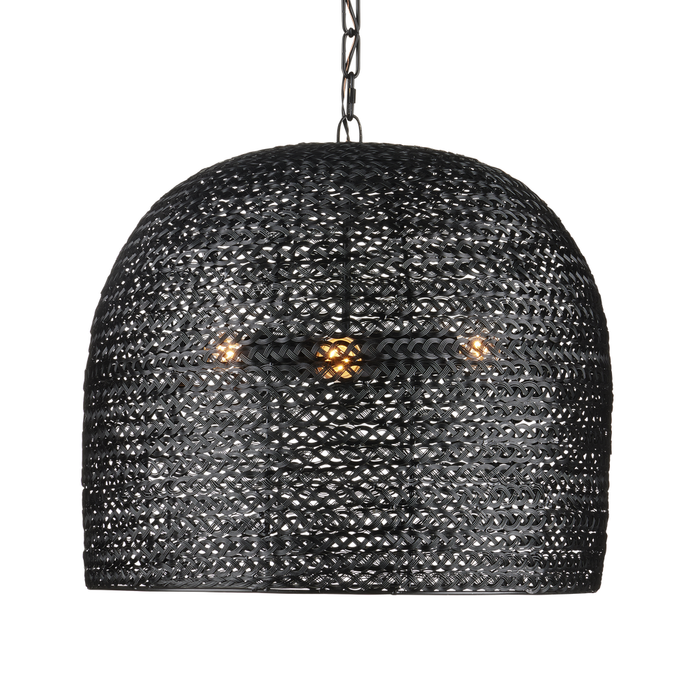 Piero Medium Black Chandelier
