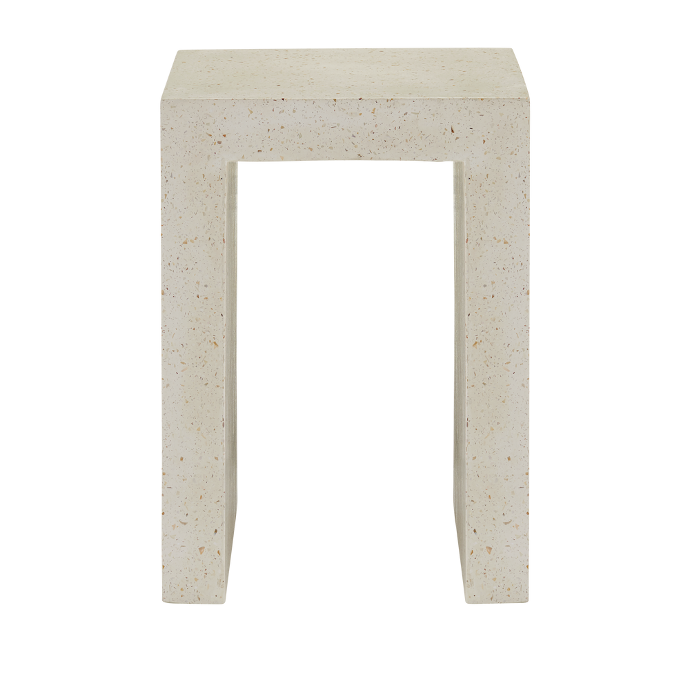 
                      
                        Carson Ivory Terrazzo Accent Table.
                      
                    
