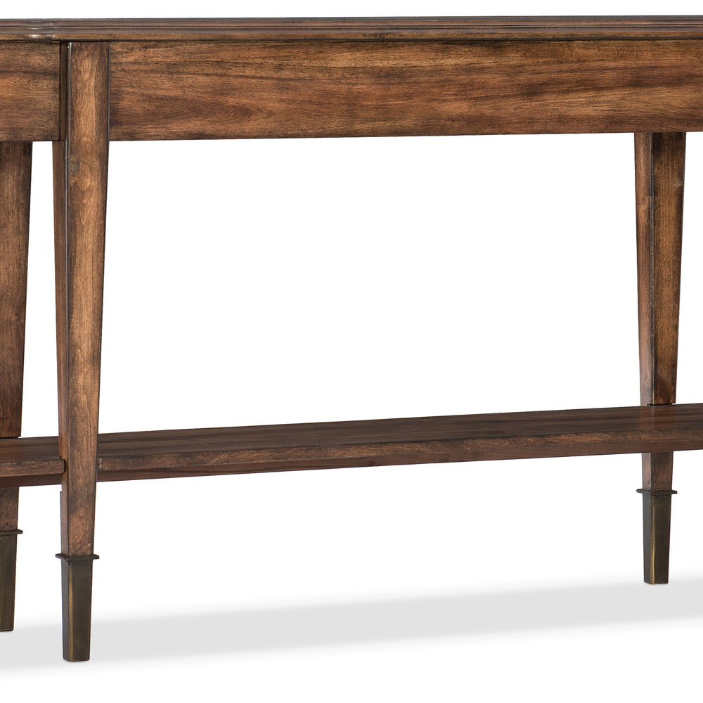 Skinny Console Table - Medium Wood
