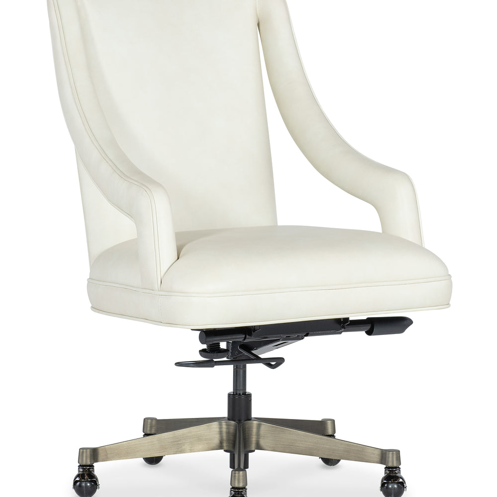 Meira Executive Swivel Tilt Chair - Aline China White