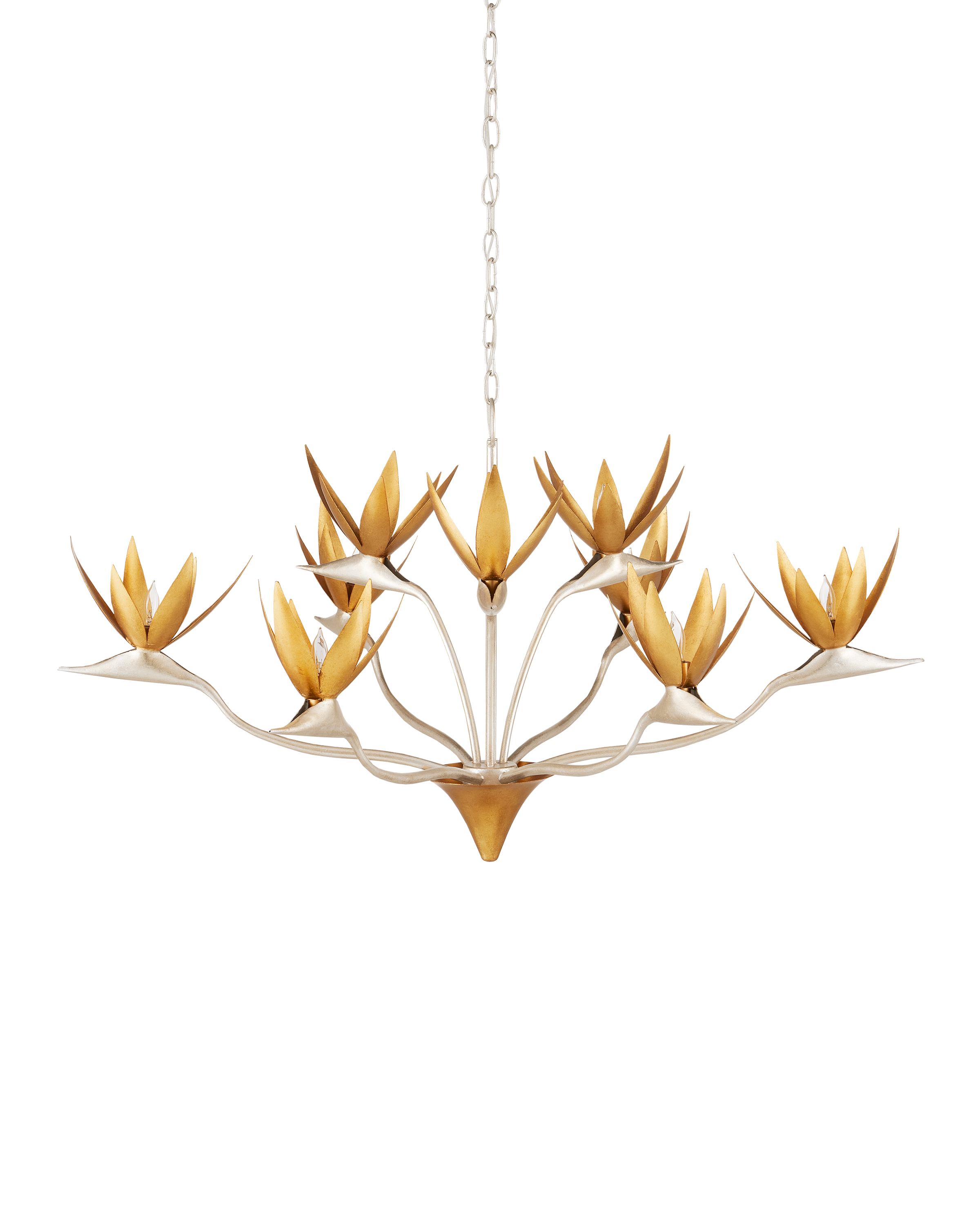 Paradiso Silver & Gold Chandelier - Thumbnail 2