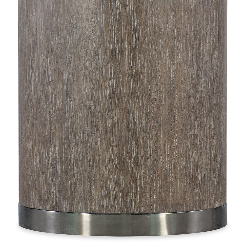 Modern Mood Round End Table - Mink Finish