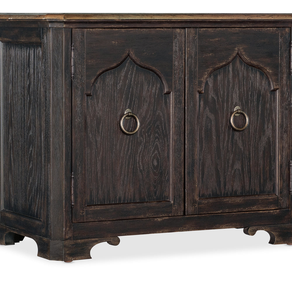 Americana Two-Door Nightstand - Black