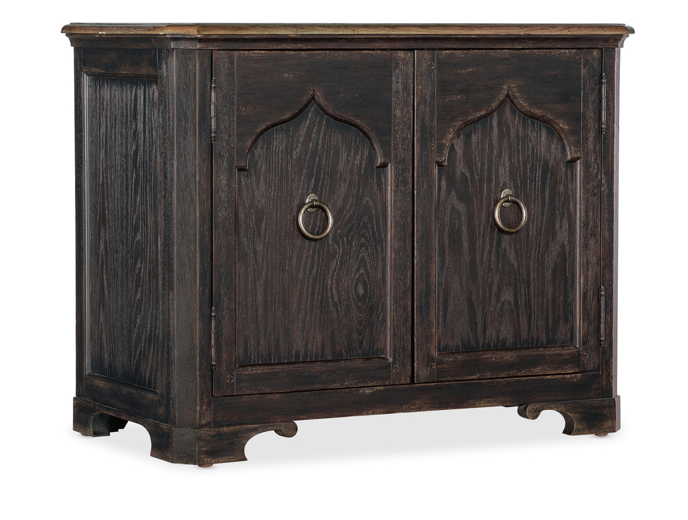 Americana Two-Door Nightstand - Black