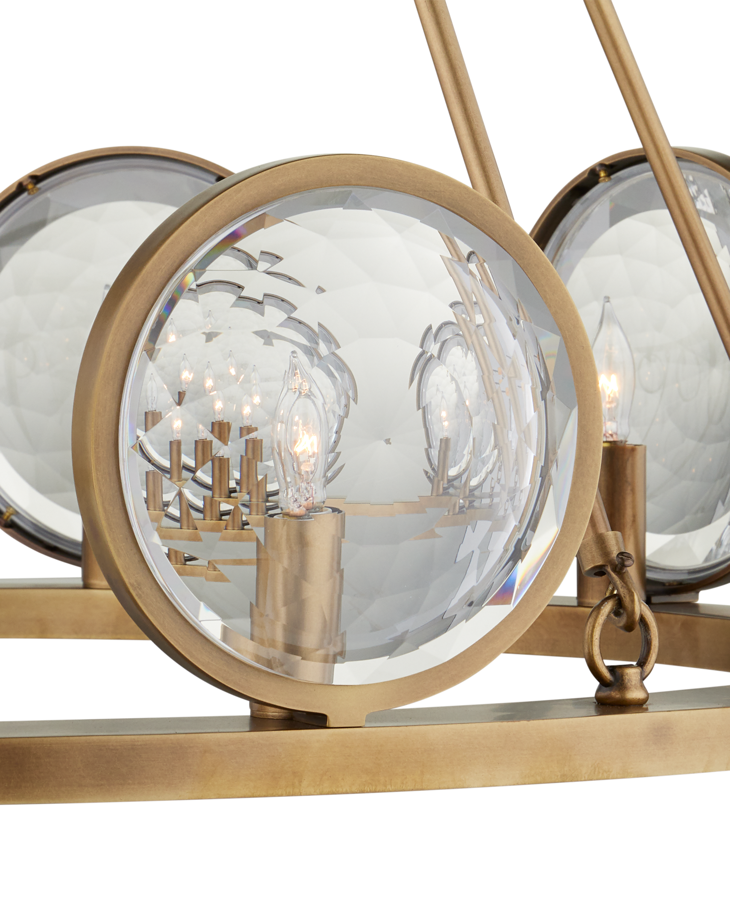 MarjieScope Brass Chandelier - Thumbnail 4