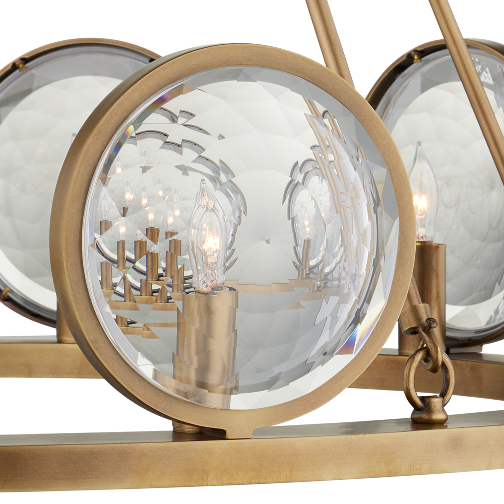 MarjieScope Brass Chandelier