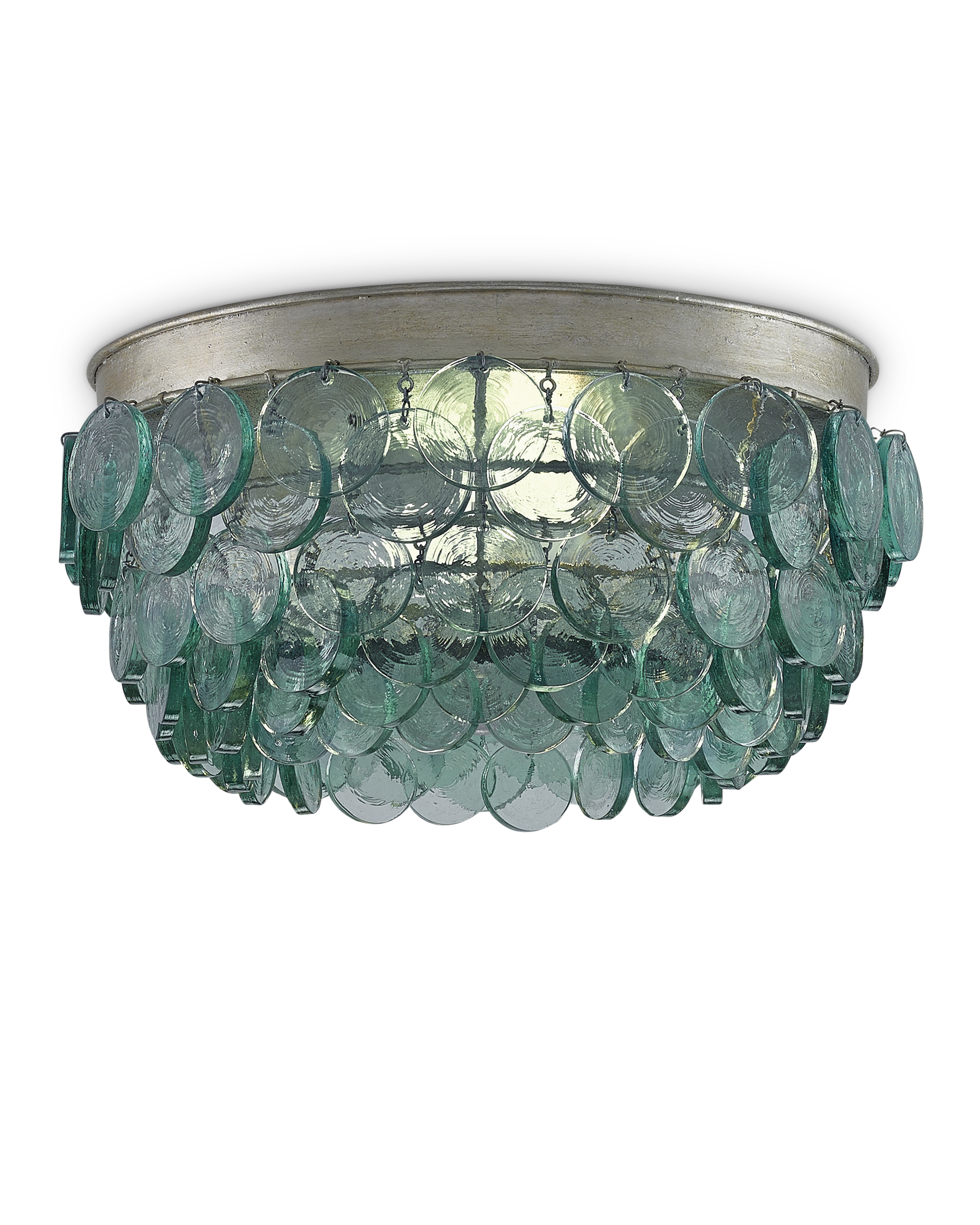 Braithwell Recycled Glass Flush Mount