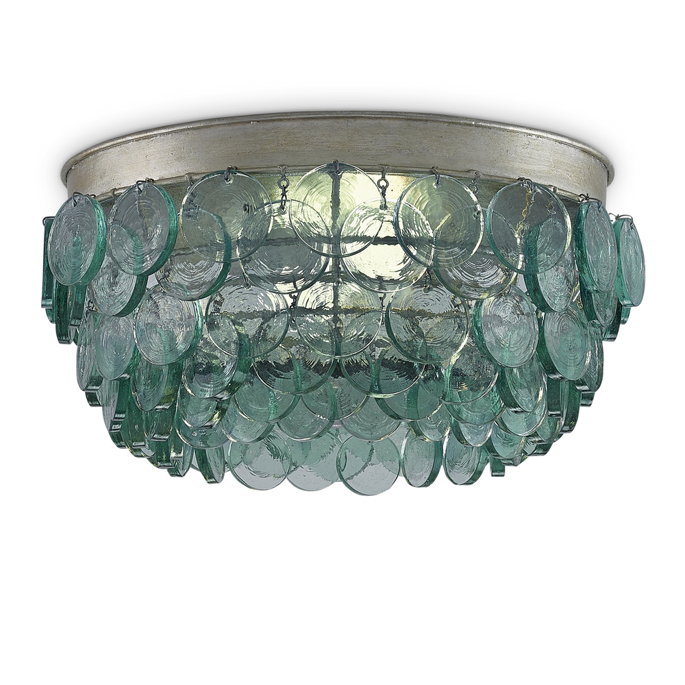 Braithwell Recycled Glass Flush Mount