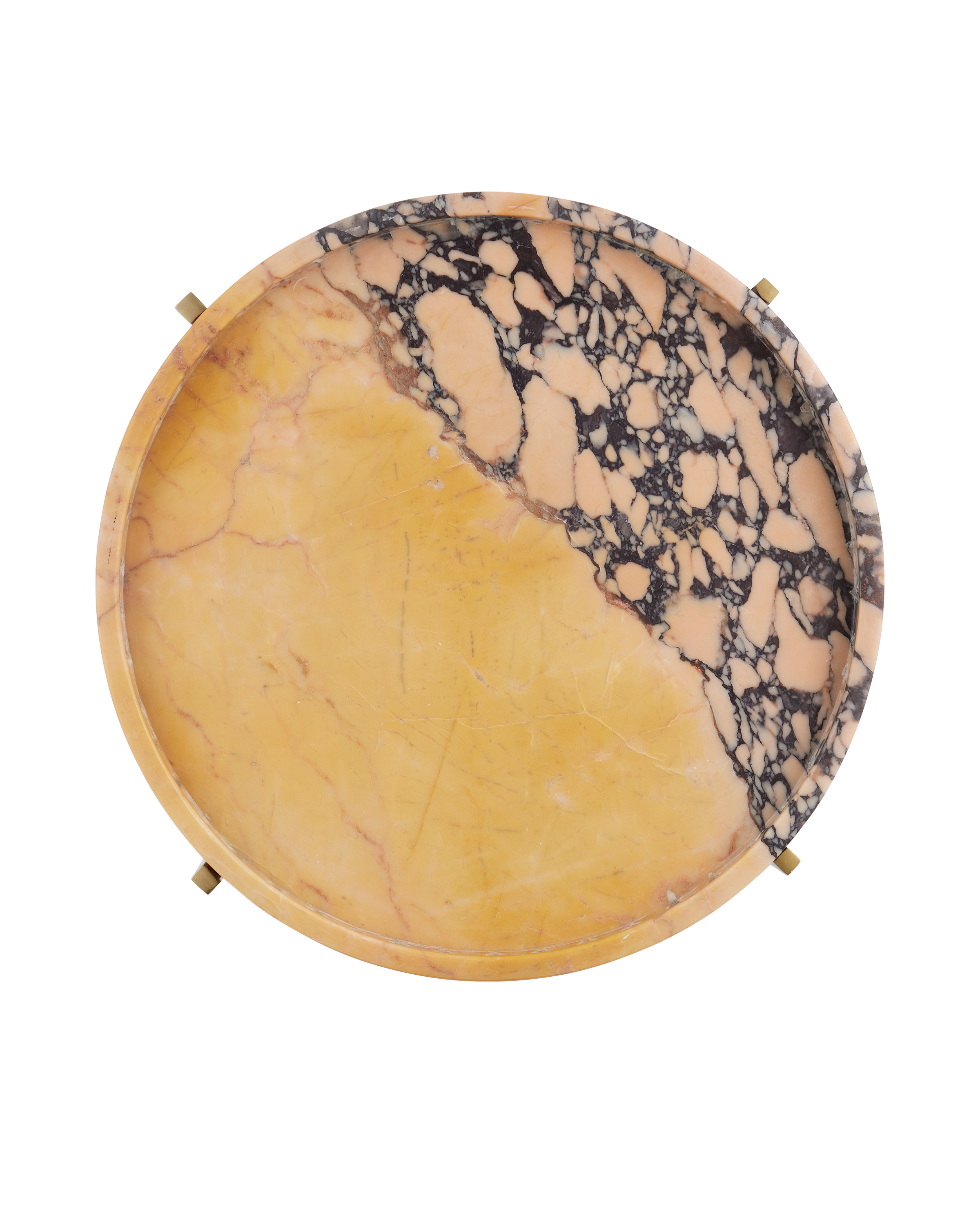 Currey & Company Freya Breccia Accent Table - Thumbnail 2