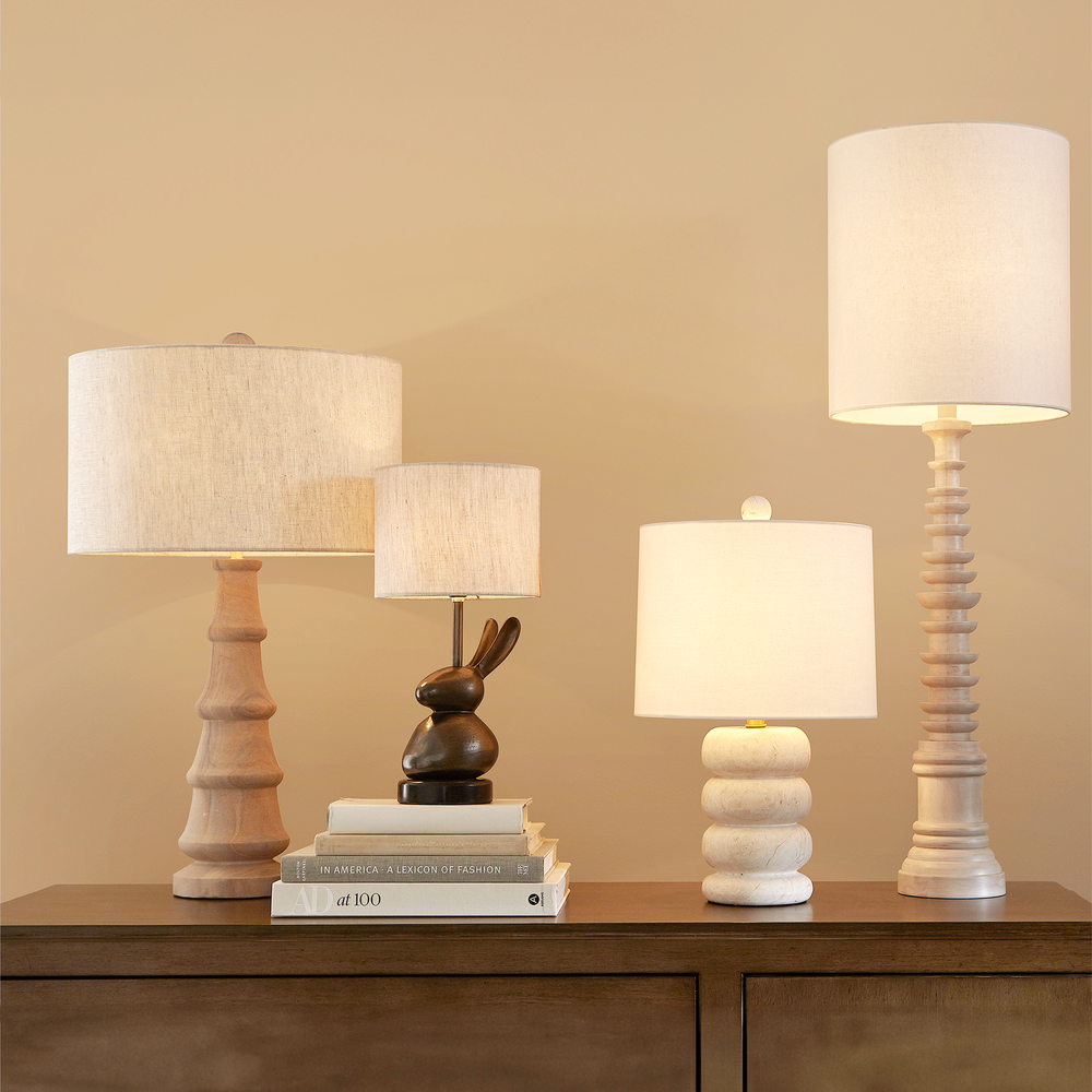 
                      
                        Girault White Table Lamp.
                      
                    