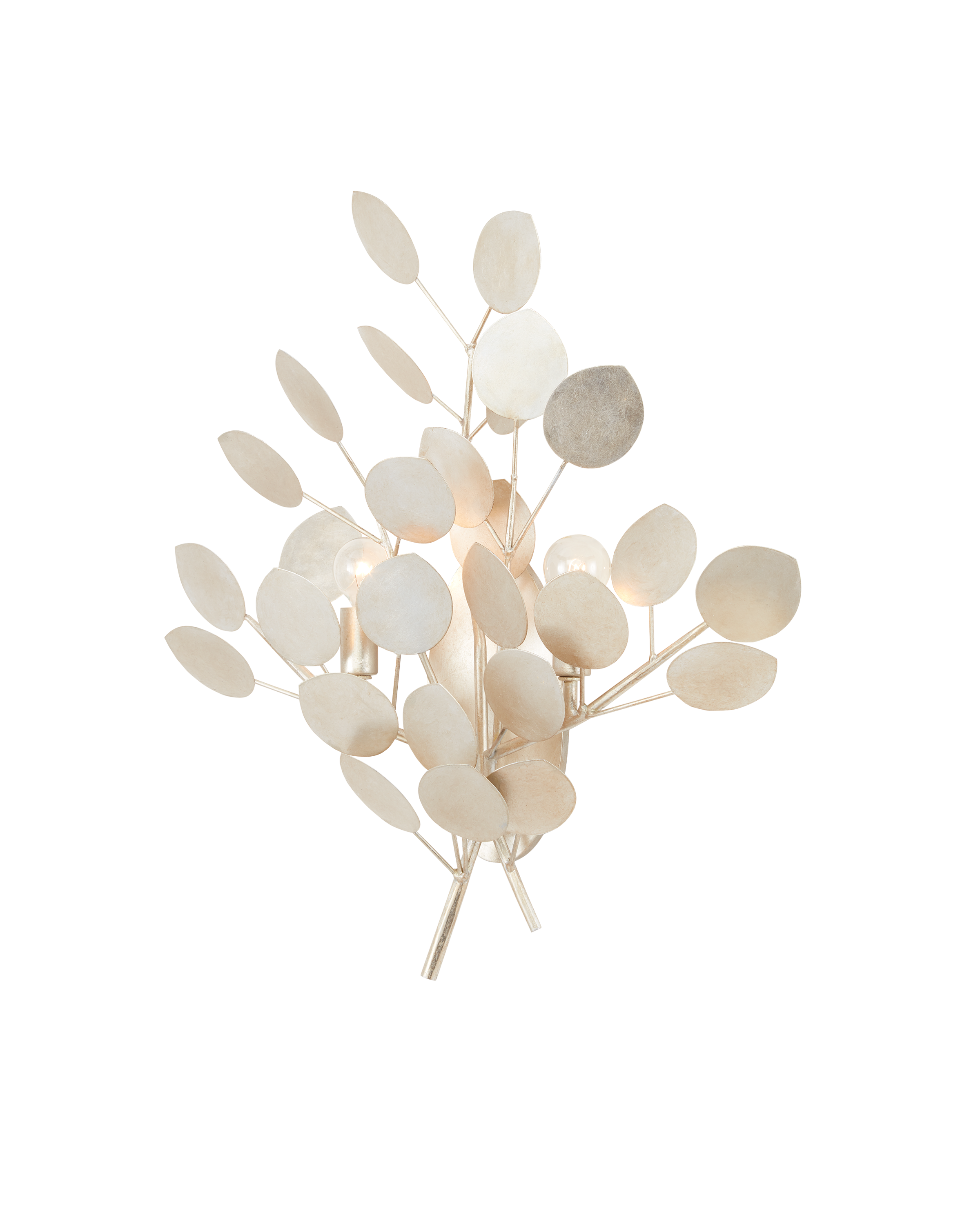 Lunaria Silver Wall Sconce