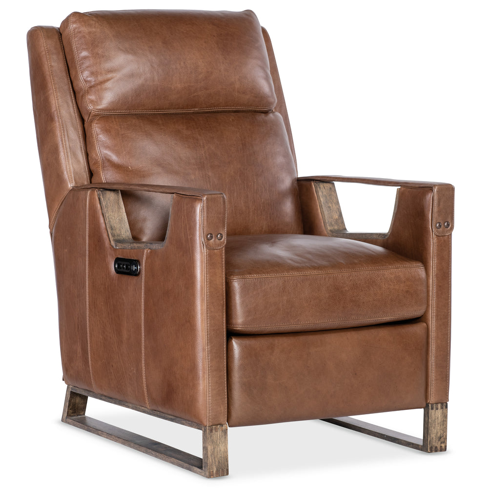 Relic Power Recliner w/Power Headrest - 366-102 Taupe
