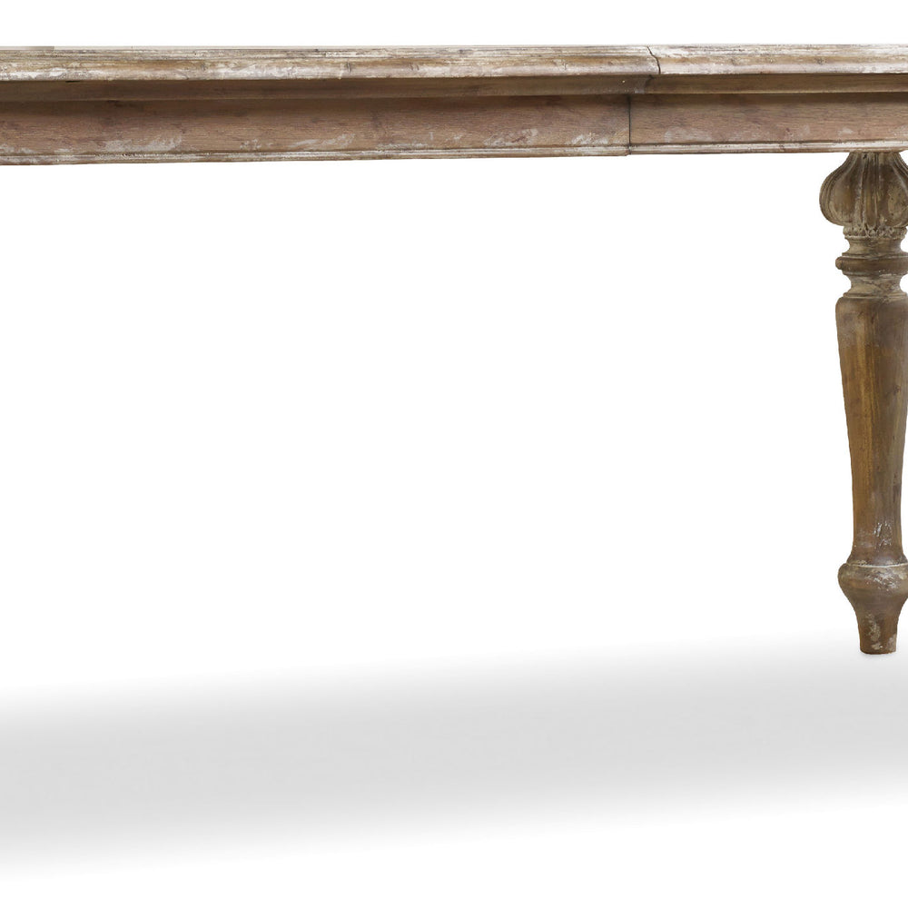 Chatelet Rectangle Leg Dining Table with Two 18'' Leaves.