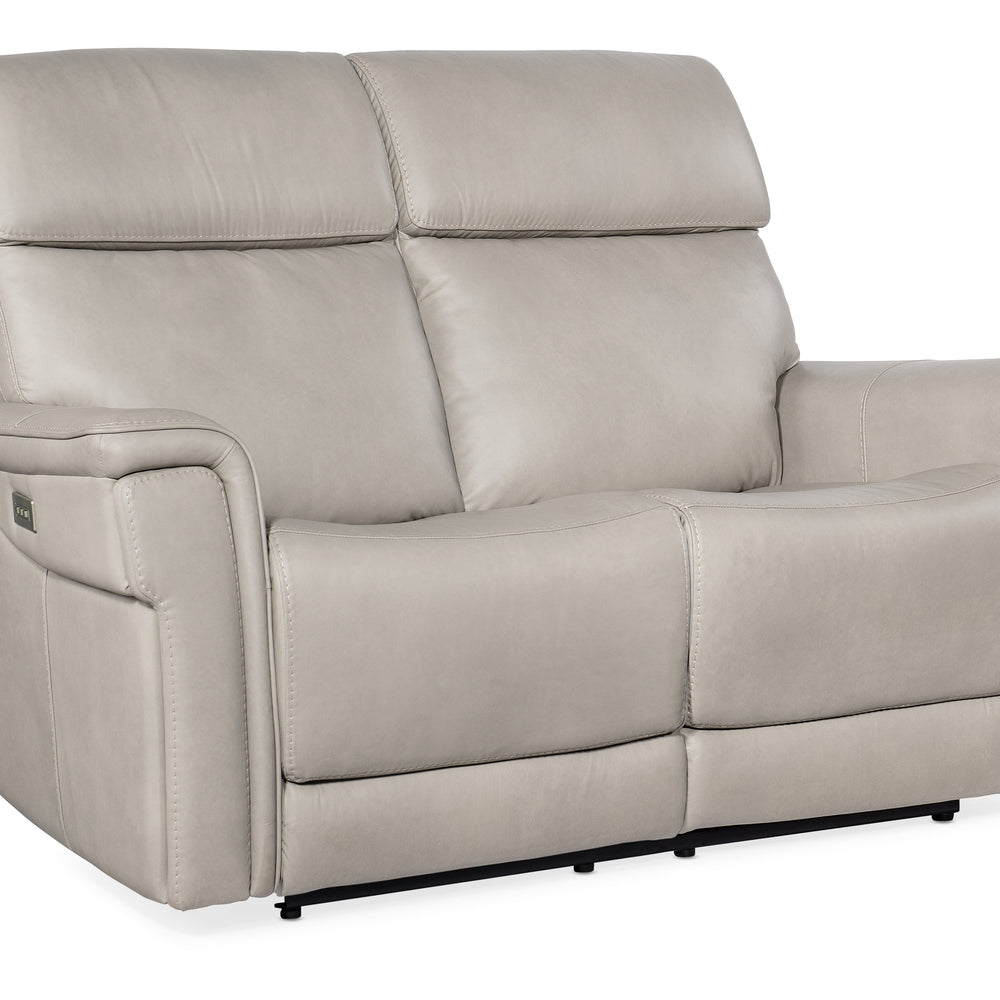 Lyra Zero Gravity Power Loveseat with Power Headrest and Lumbar - Sahara Ash
