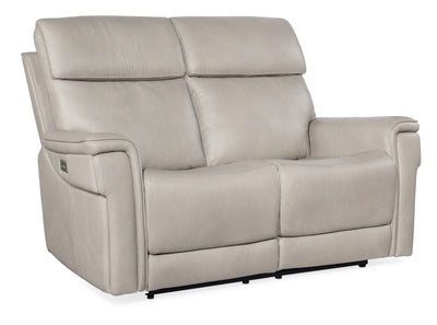 Lyra Zero Gravity Power Loveseat with Power Headrest and Lumbar - Sahara Ash