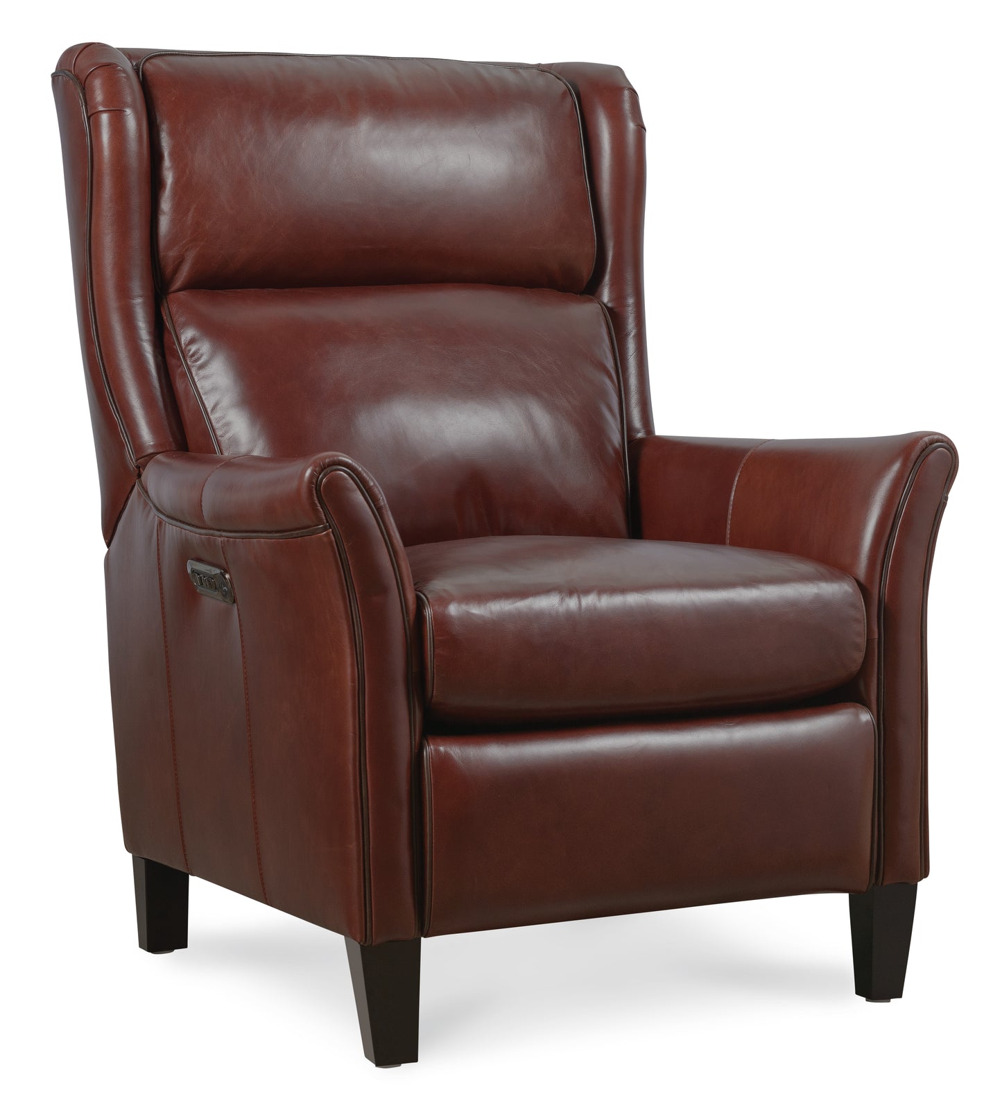 Henley Power Recliner with Power Headrest - Benjamin Burgundy