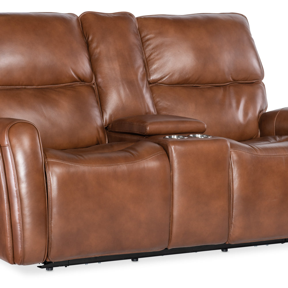 Crosby Zero Gravity Power Console Loveseat with Power Headrest and Lumbar