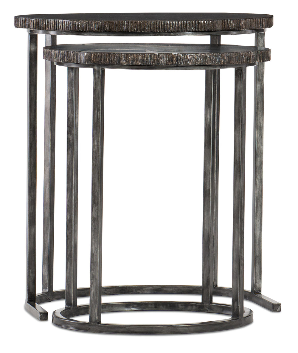 Nesting Tables - Metal Frame with Gunmetal