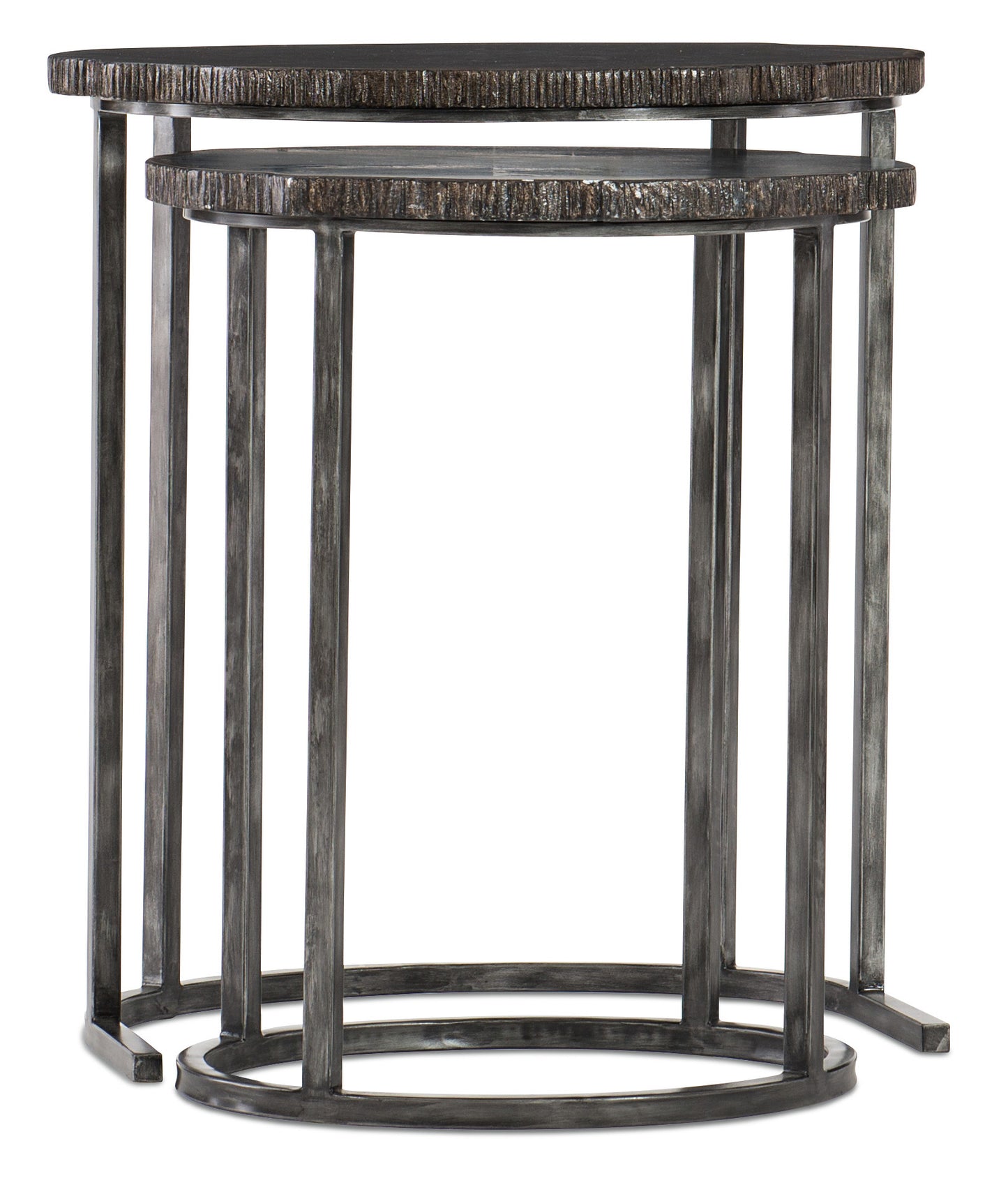 Nesting Tables - Metal Frame with Gunmetal