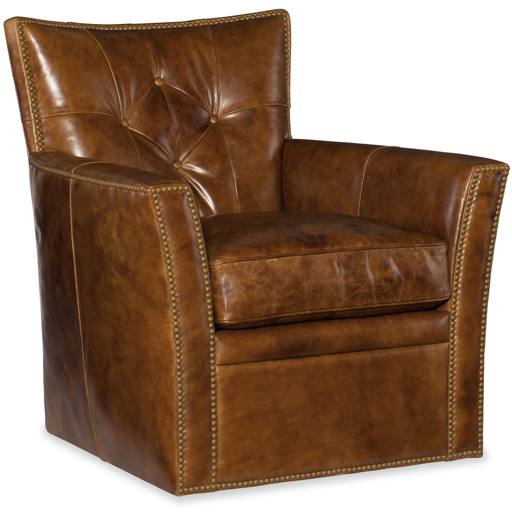 Conner Swivel Club Chair - Heavy Metal Gamma
